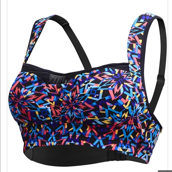 TYR Women’s Lily Bikini Swim Top Carnivale Multi-Colored Print Size 8 - Picture 2 of 10